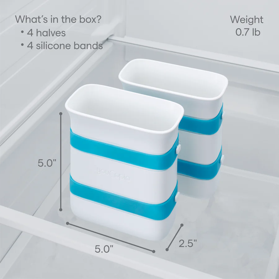 Food Block Maker, 2 Cup, 2-Pack